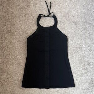 Lululemon Black Halter Workout Top